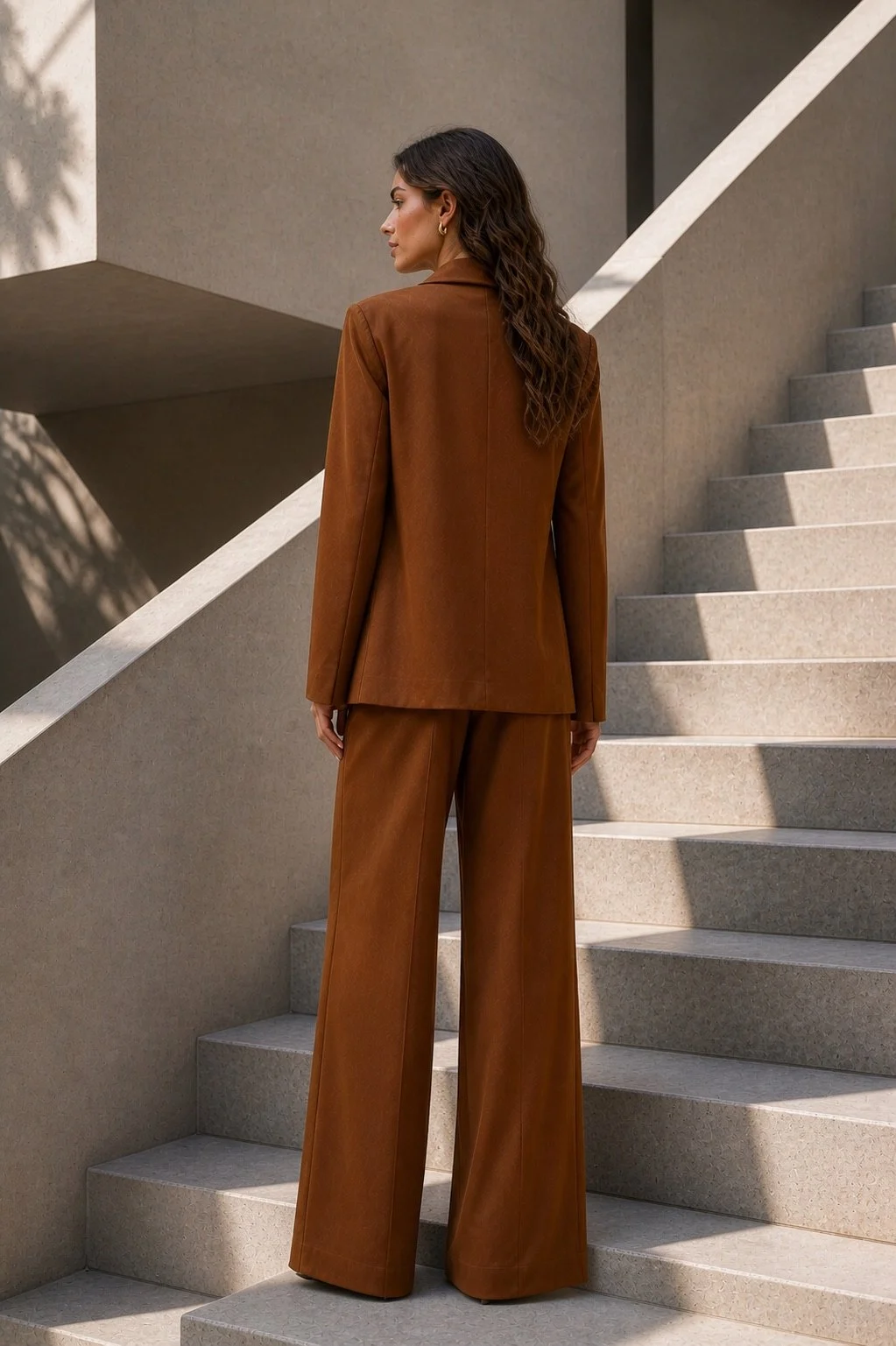 Viscose Tuxedo Blazer Set