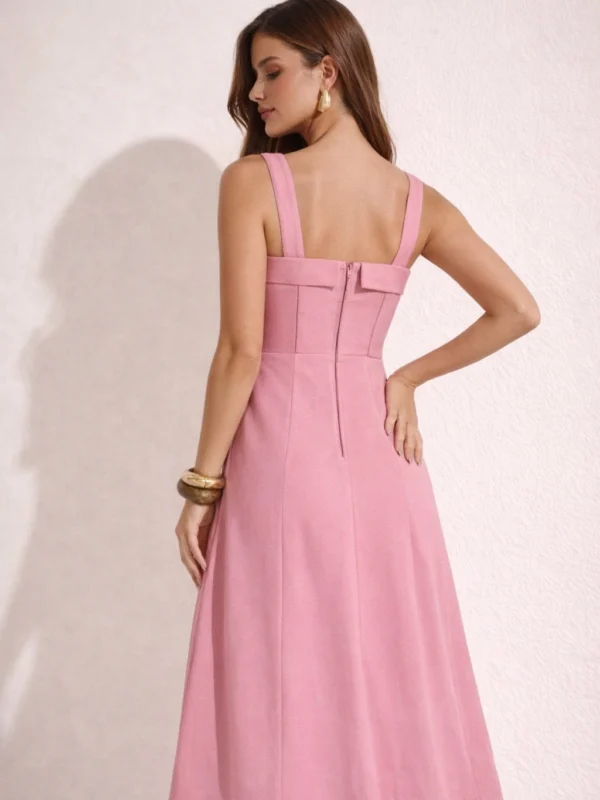 Ribbon Lilly Midi Dress