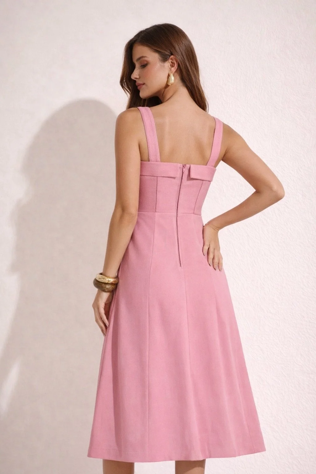 Ribbon Lilly Midi Dress