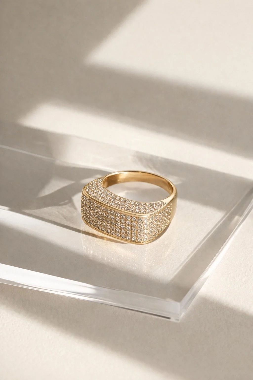 Bold Ring with Square Top