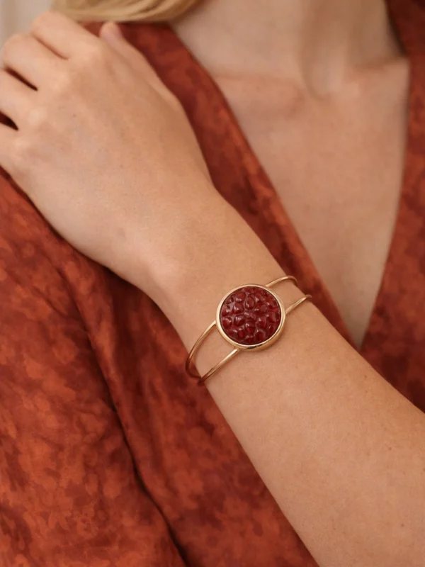 Double Red Resin Cuff