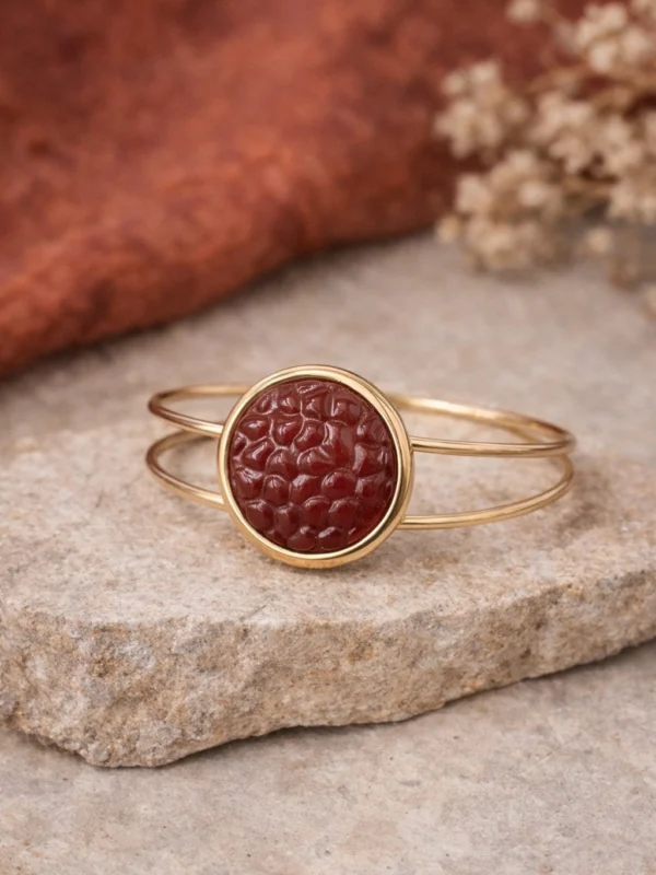 Double Red Resin Cuff